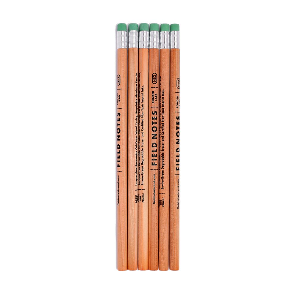 Field Notes: No. 2 Woodgrain Pencil 6-Pack