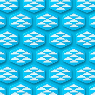 DDC-243 “Cumulus Clouds” Jean Jacket Pin Badge