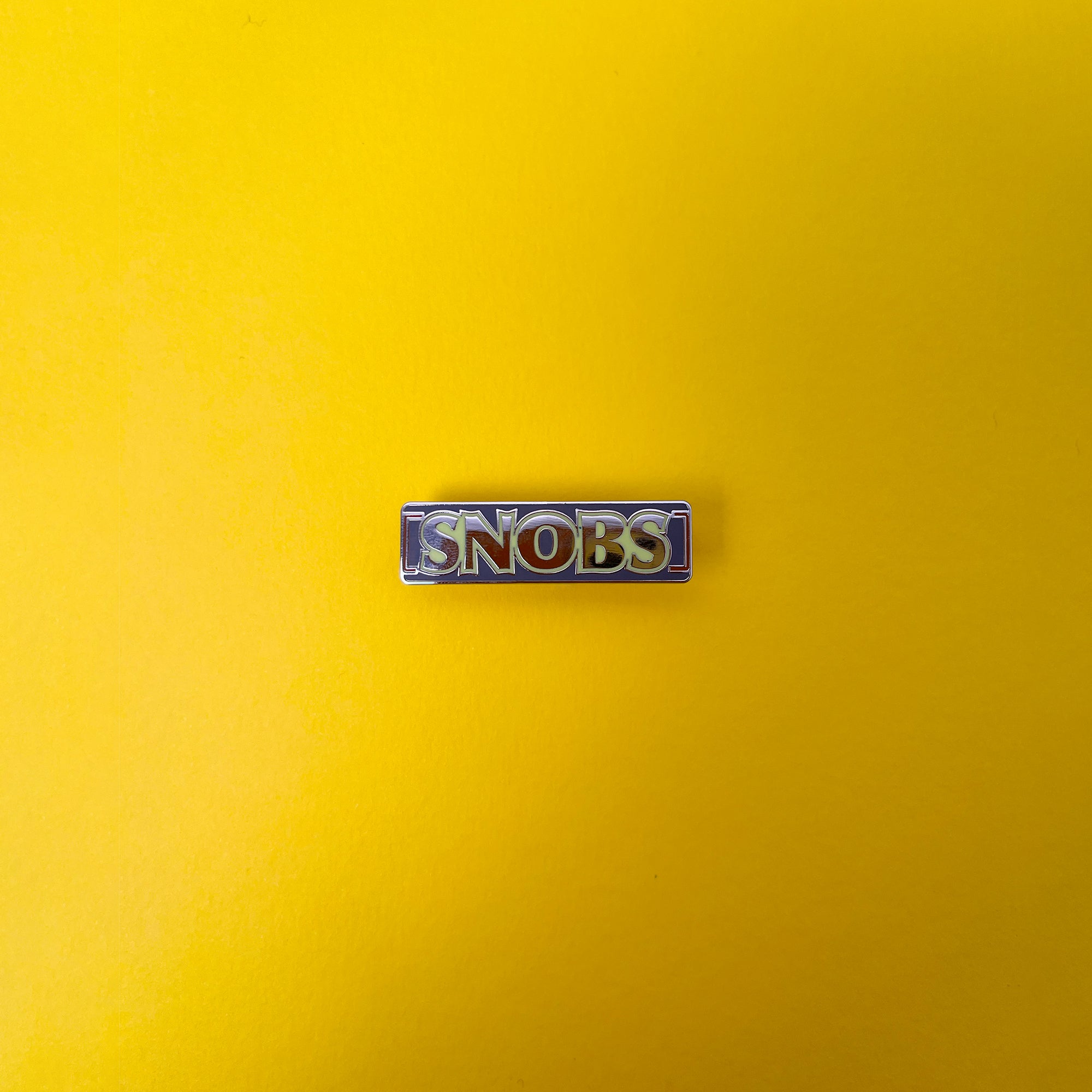 Snobs Pin Badge – Original Logo